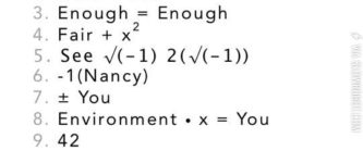 Sayings+as+math+equations