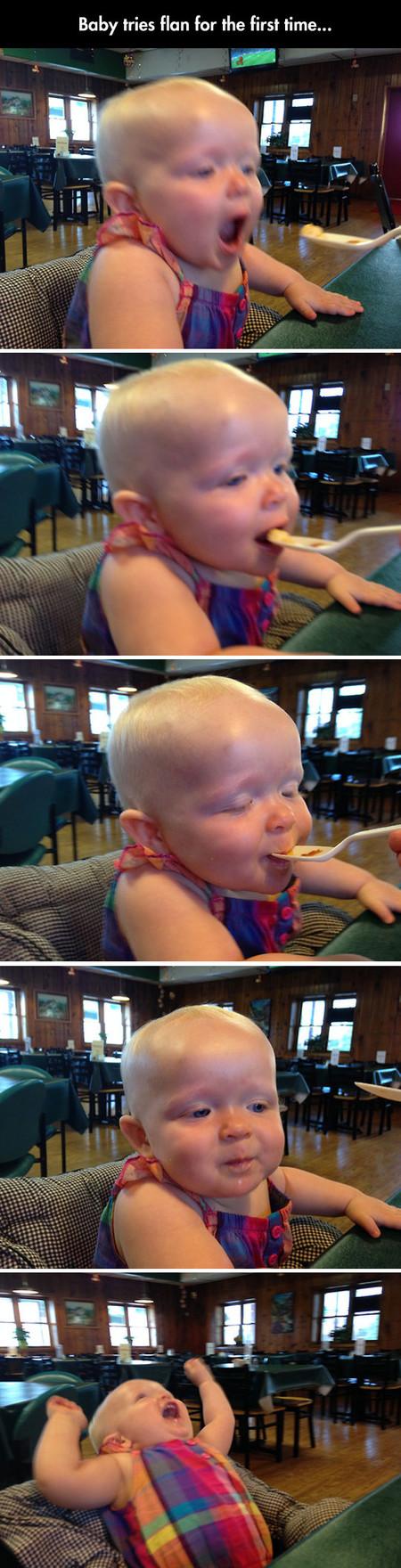 Baby+Tries+Flan+For+The+First+Time%26%238230%3B