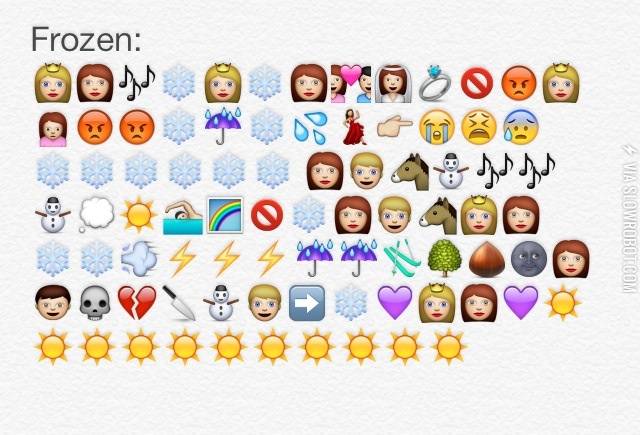 Frozen+in+Emojis