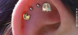 Pac-Man+ear+piercing