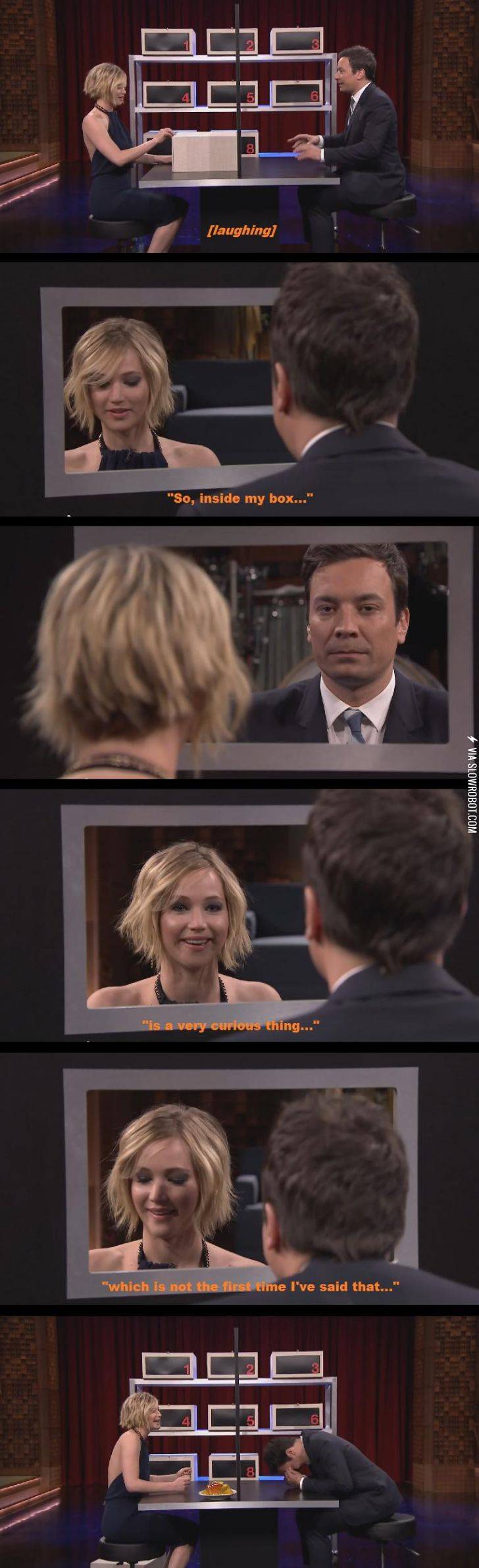 Jennifer+Lawrence+plays+Box+of+Lies+on+The+Tonight+Show