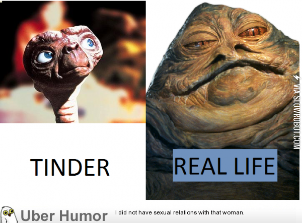 Tinder+vs.+real+life.