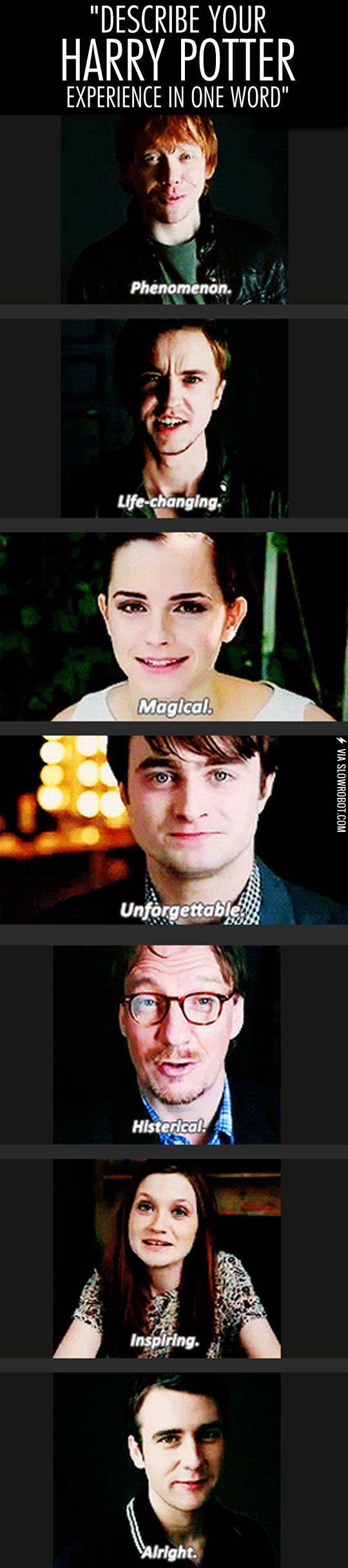 Your+Harry+Potter+experience.