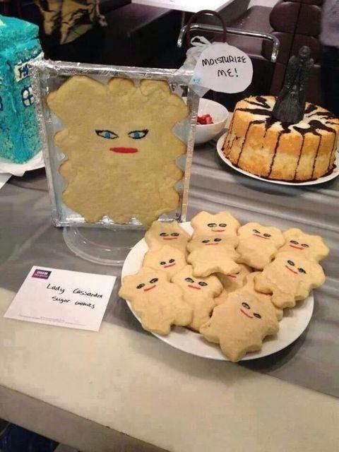Doctor+Who%26%23039%3Bs+Lady+Cassandra+sugar+cookies