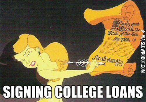 Signing+college+loans.