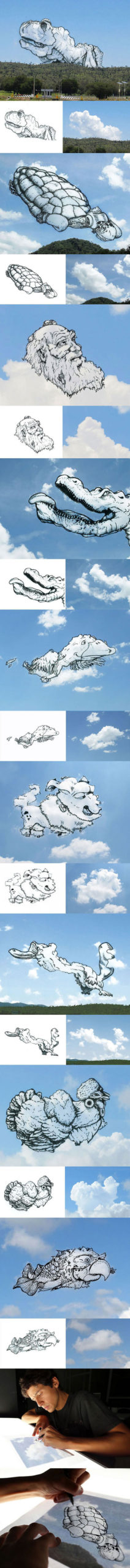 Artist+Converts+Clouds+Into+Illustrations