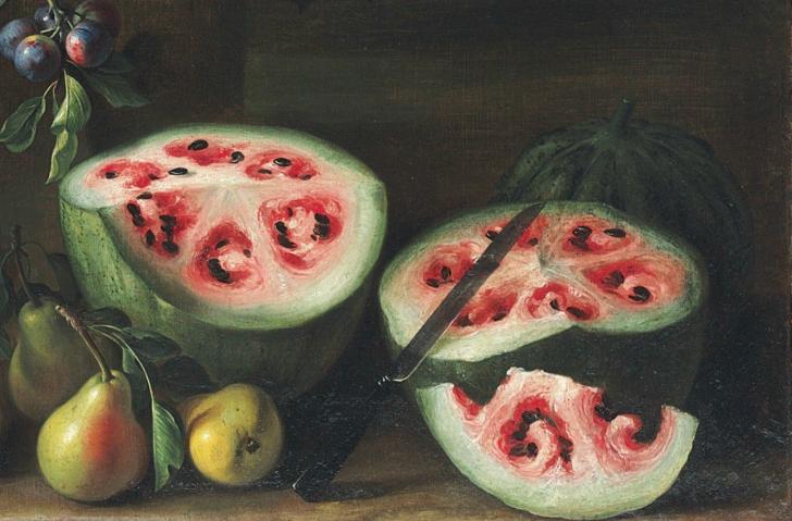 16th+Century+Painting+Of+Watermelon+Shows+Just+How+Far+Selective+Cultivation+Has+Changed+Them