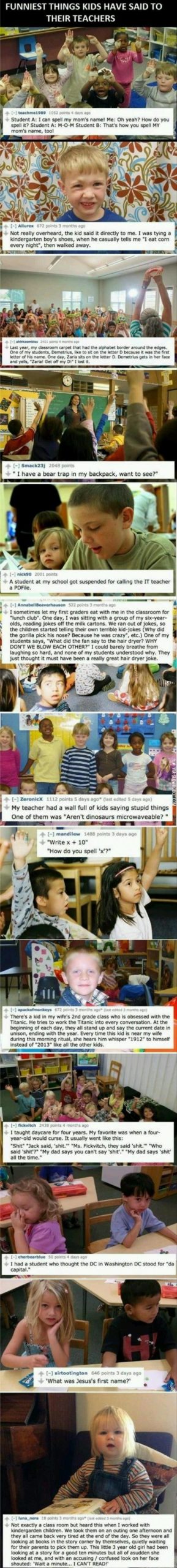Funniest+things+kids+have+said+to+their+teachers