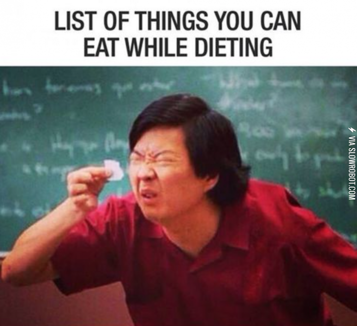 Dieting.