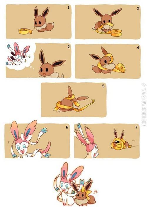 Eevee+and+Sylveon