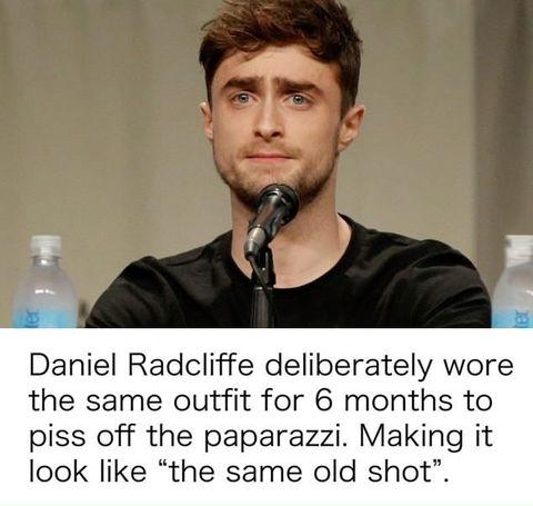 Daniel+Radcliffe+wore+the+same+outfit+for+6+months