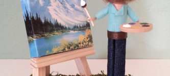 Miniature+Bob+Ross.