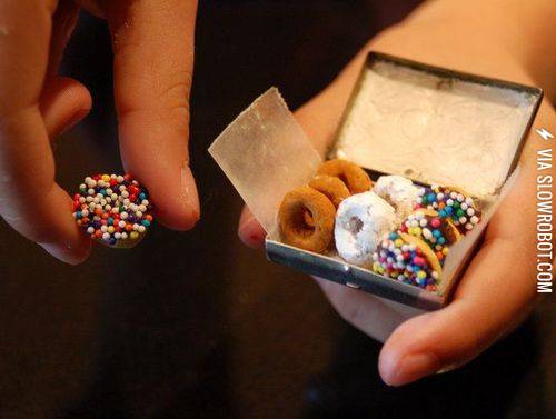 The+tiniest+donuts.
