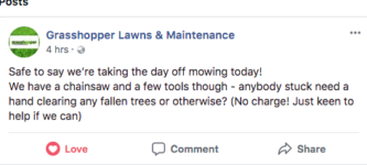 Message+from+a+lawn+mowing+company+after+a+big+storm+hit+our+city+last+night.