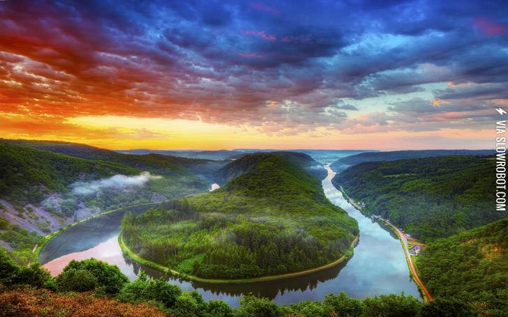 The+Saar+River%2C+northeastern+France.