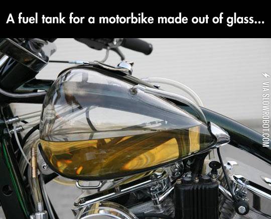 A+glass+motorcycle+fuel+tank.