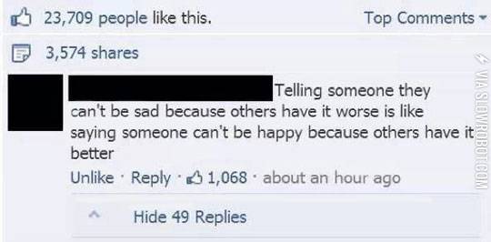 Telling+someone+they+can%26%238217%3Bt+be+sad%26%238230%3B
