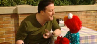 Elmo+Teaches+Ricky+Gervais+An+Important+Lesson
