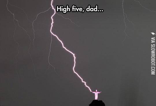 high+five+Dad%21