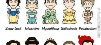 Sherlock+Princesses.