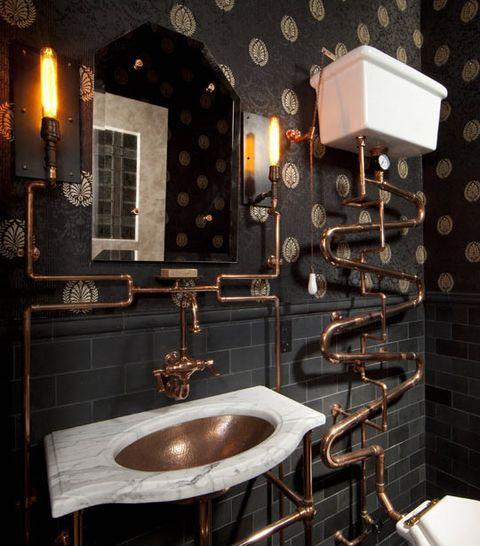 Beautiful+steampunk+bathroom