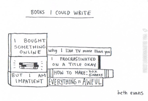 Books+I+could+write.