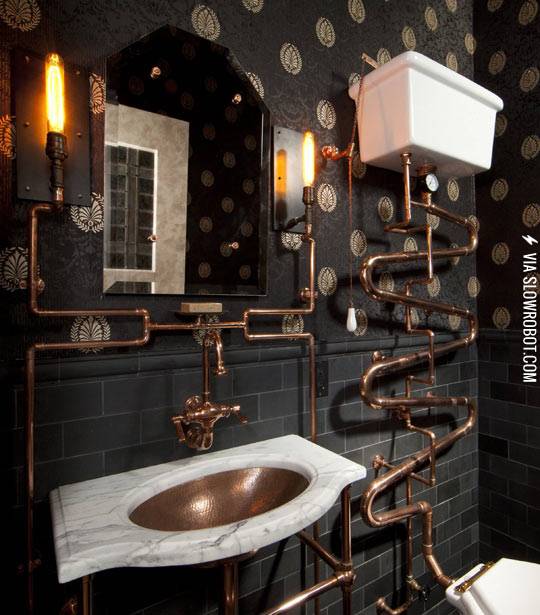 Beautiful+Steampunk+Bathroom