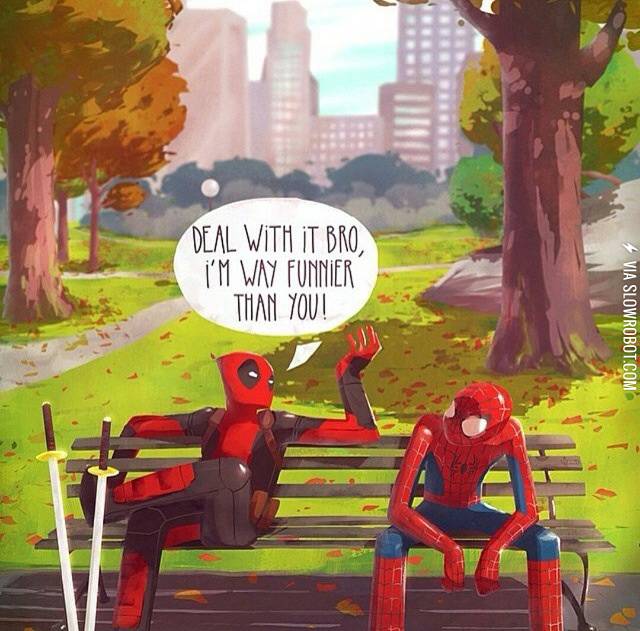 Spiderman+and+Deadpool