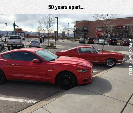Mustang%2C+Then+And+Now