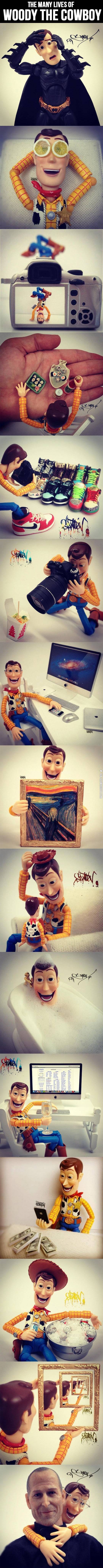 The+many+lives+of+Woody+the+Cowboy.