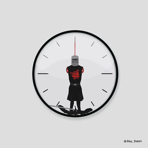 Useless+Monty+Python+Clock