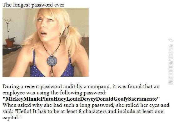 The+longest+password