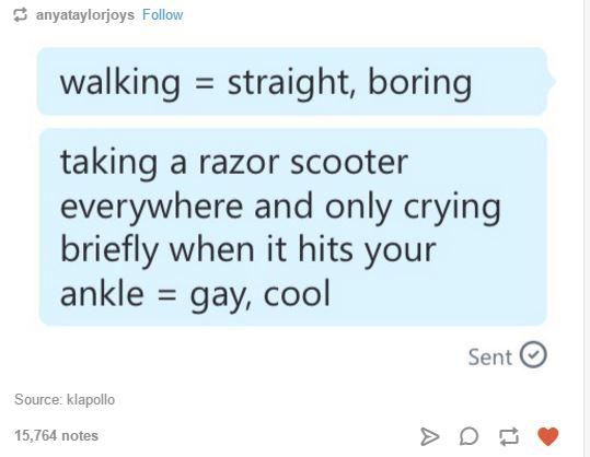 walking+vs+scootering