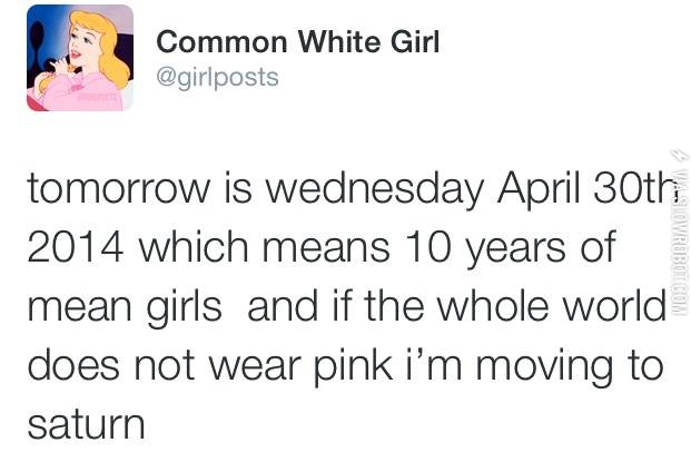 On+Wednesdays+we+wear+pink