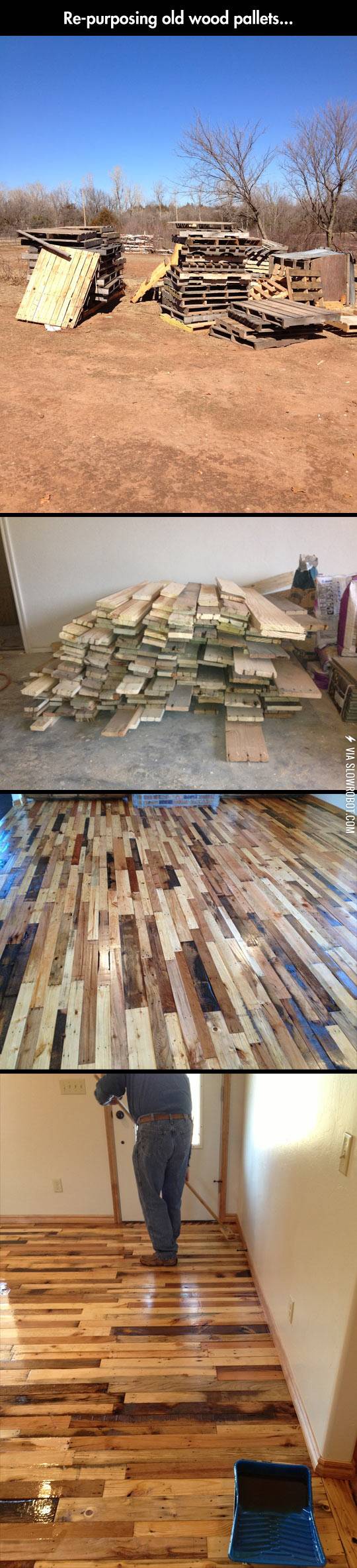 Repurposing+old+wood+pallets.