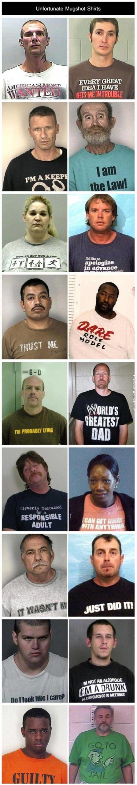 Unfortunate+mugshot+shirts.