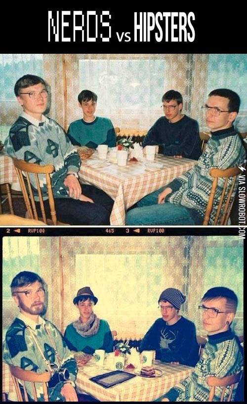 Nerds+vs.+hipsters.