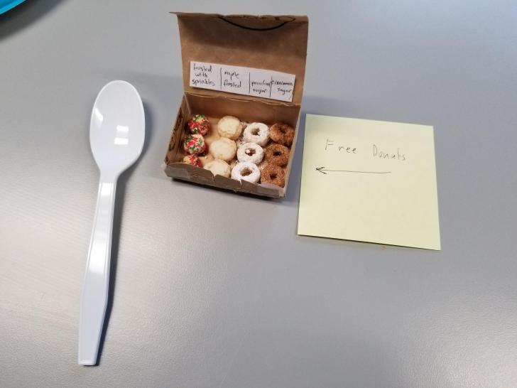 Someone+brought+cheerio+donuts+into+work+today