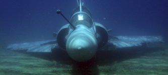 An+intact+fighter+jet+at+the+bottom+of+the+sea