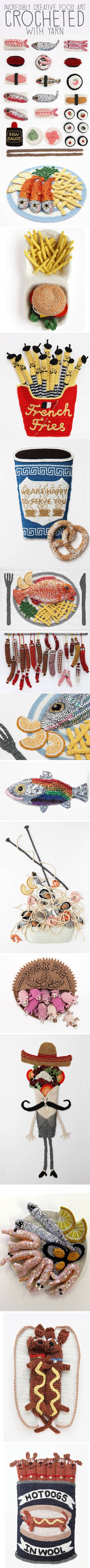 Crocheted+foods.