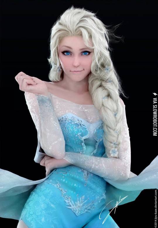 Queen+Elsa+irl
