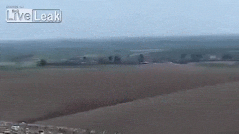 ISIS+suicide+bomber+hits+IED.+Car+is+launched+into+the+air.+Suicide+bomber+detonates+himself+in+mid+air.