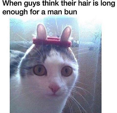 When+guys+think+their+hair+is+long+enough+for+a+man+bun.