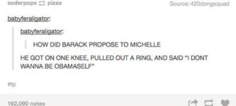 How+did+Barack+propose+to+Michelle%3F