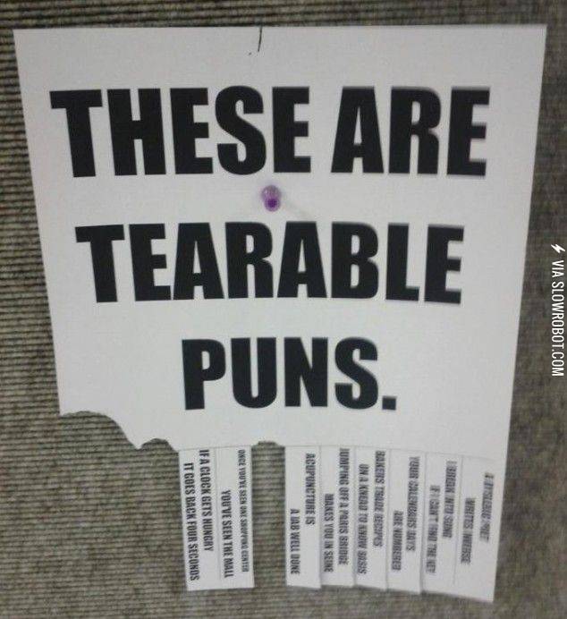 These+are+tearable+puns.