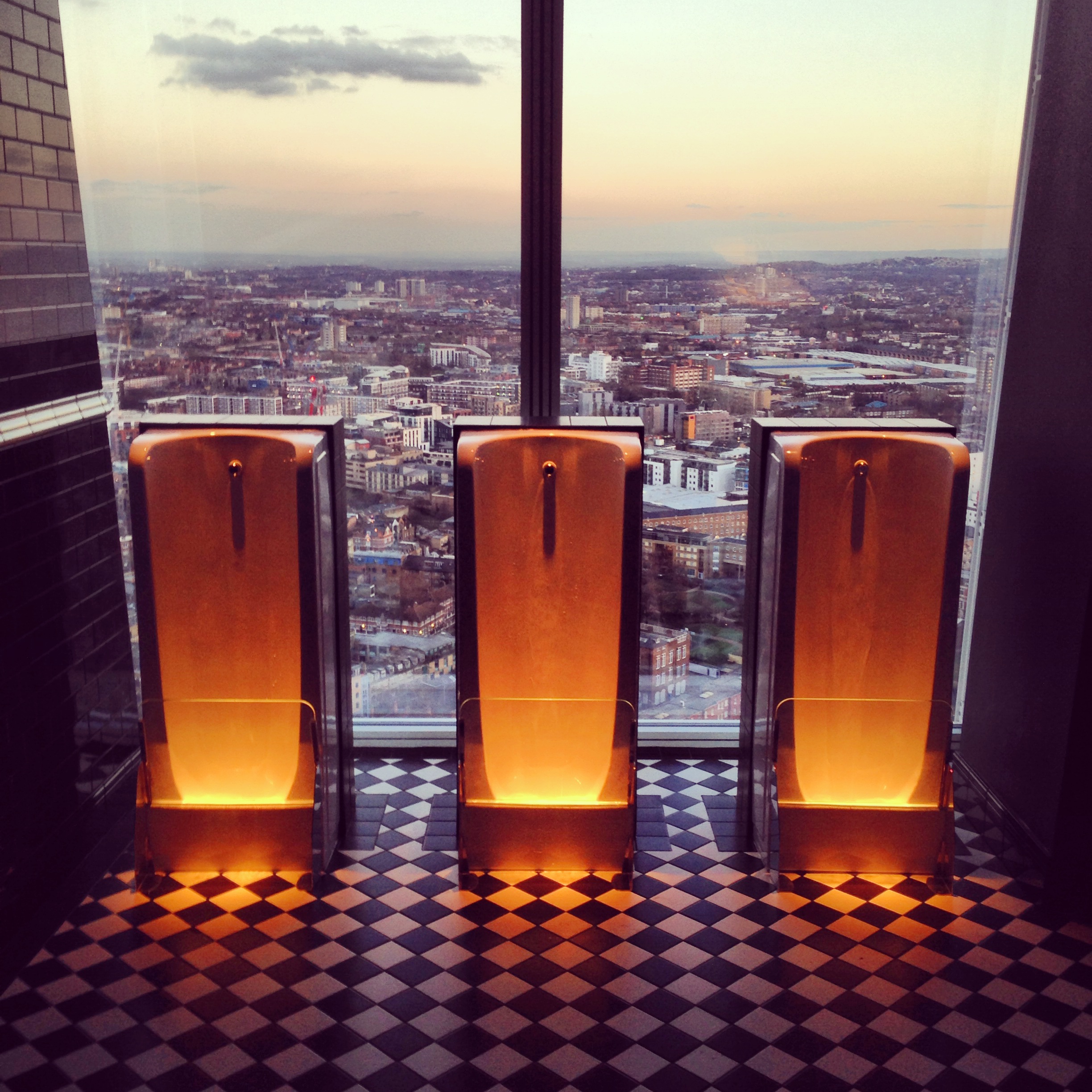 Urinals+at+The+Shard+in+London
