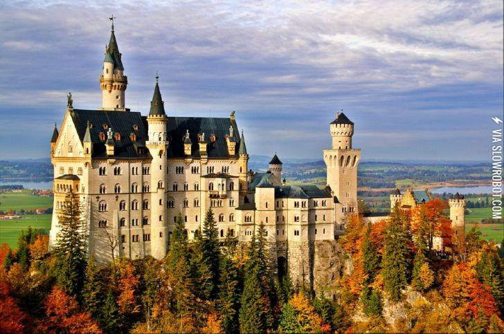 Castle+Neuschwanstein%2C+Bavaria+Germany