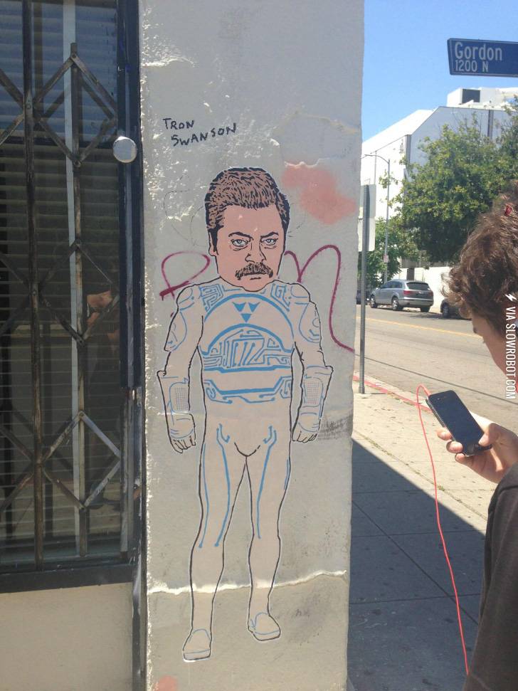 Tron+Swanson.