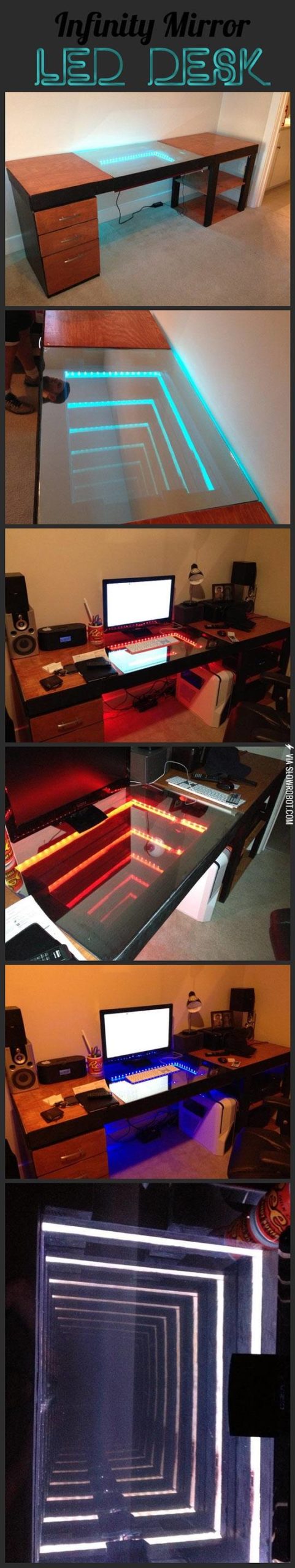 Infinity+mirror+LED+desk.