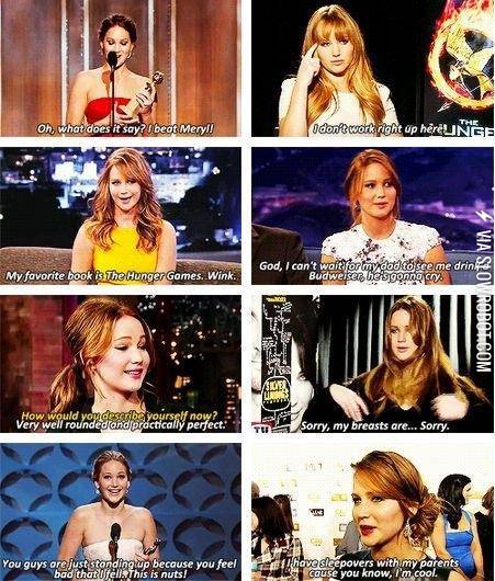 Jennifer+Lawrence+being+awesome